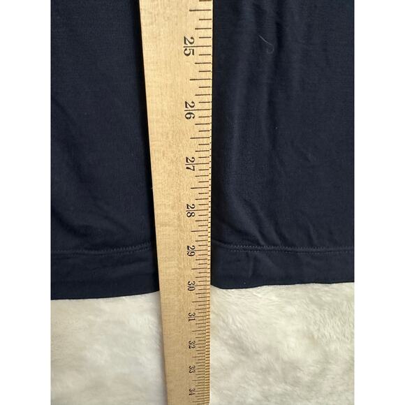 Hugo Boss Navy V-Neck Tee Shirt Large Mens Basic - Picture 5 of 7